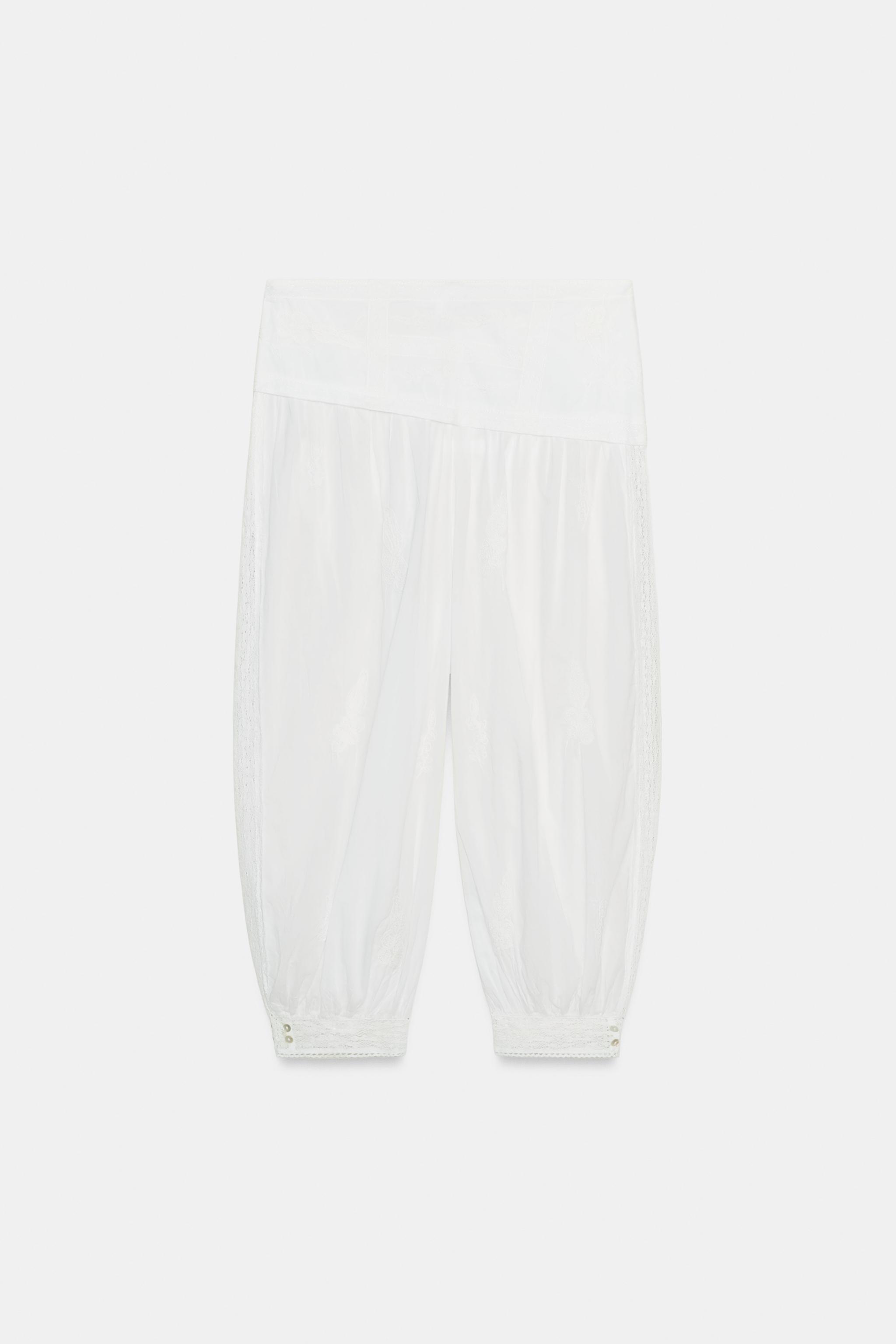PANTALON BOUFFANT BRODERIES ZW COLLECTION